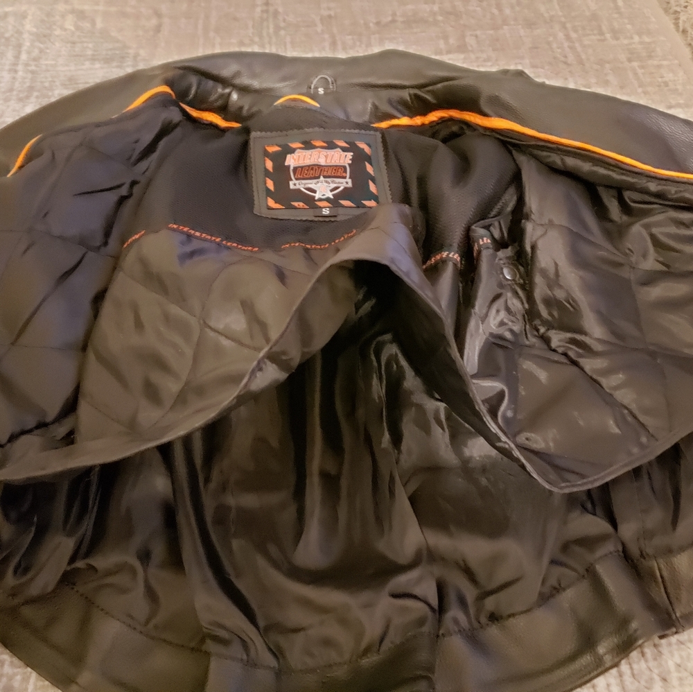 Interstate Leather Woman's S Motorcycle Jacket View 3